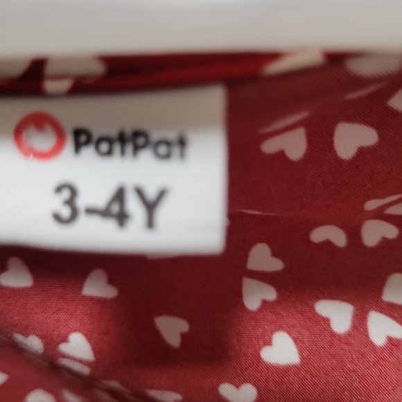 MOMMY & Me PatPat Red Asymmetrical Sundress with Ruffled Tie Front - Picture 7 of 8